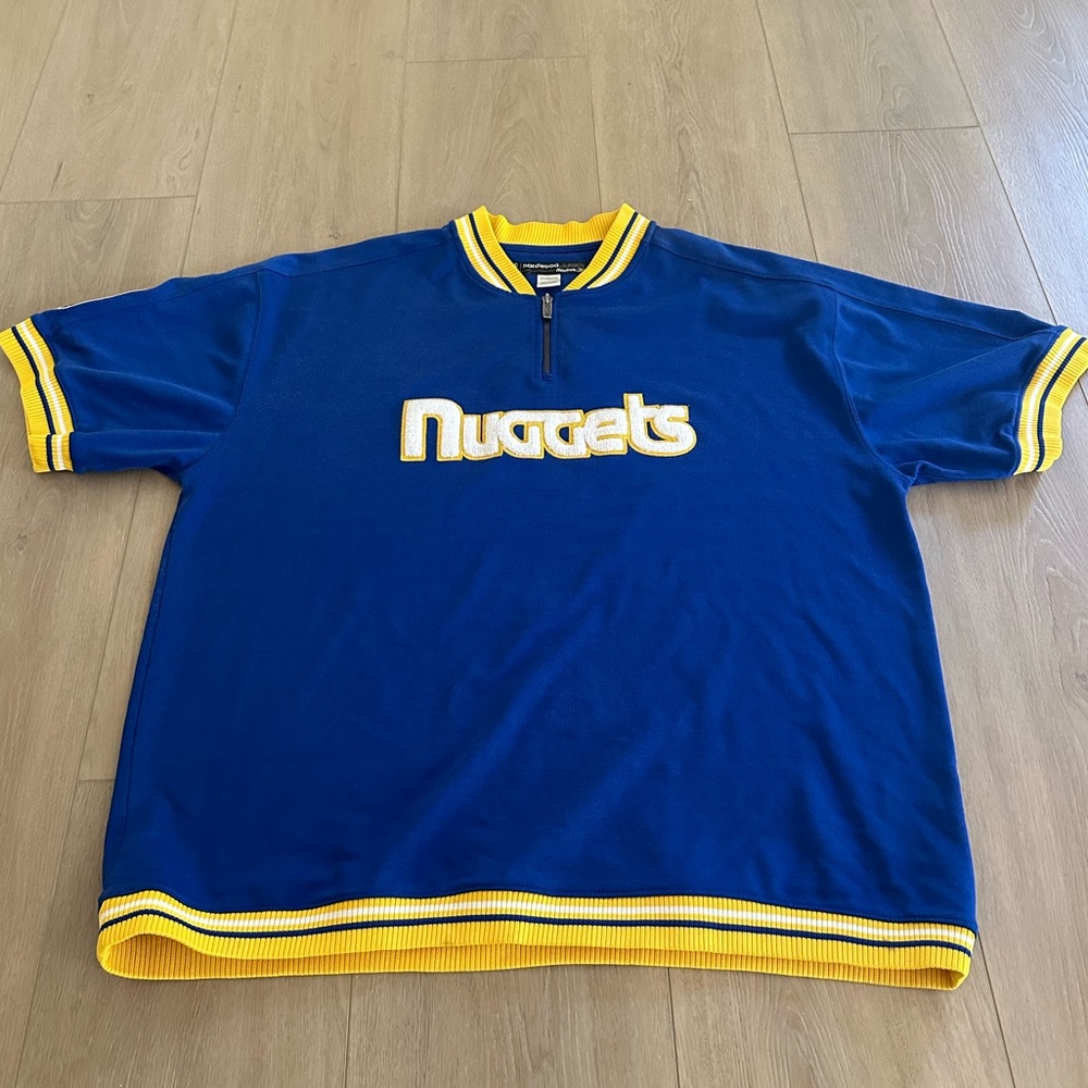 Denver Nuggets vintage warm-up jersey